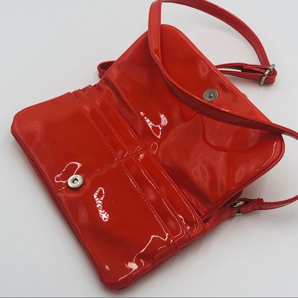 Nicole orange zippered crossbody - Picture 4 of 6